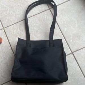 Kenneth Cole Reaction Black Nylon Shoulder Tote
